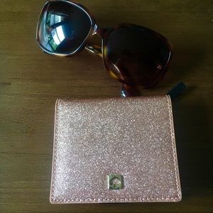 Kate spade sparkly pink wallet